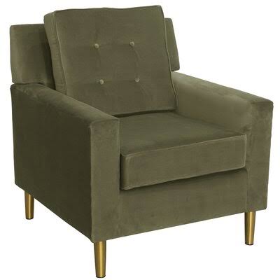 Regal Moss Fabric Armchair F639864