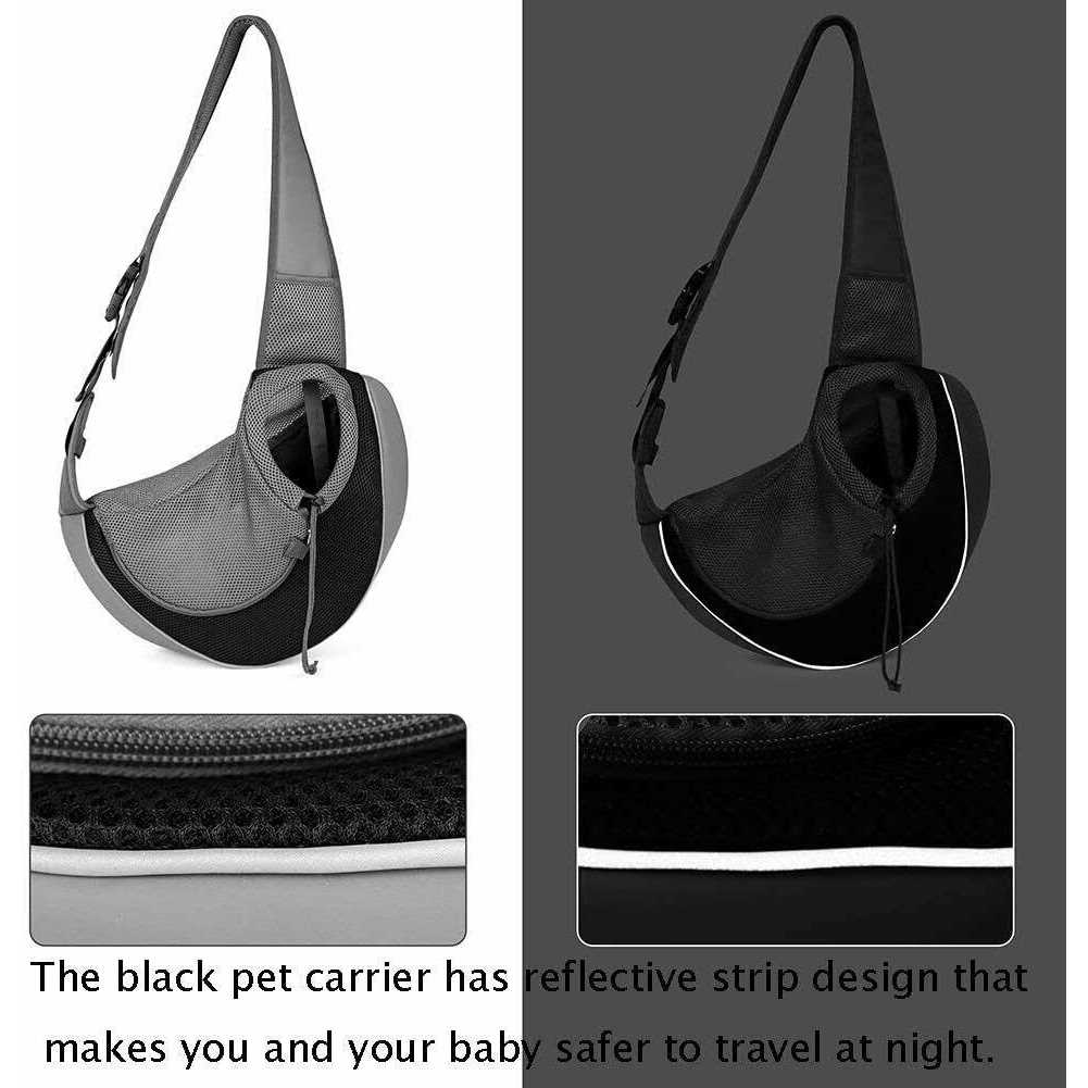 Breathable Mesh Pet Dog Sling Carrier F13896