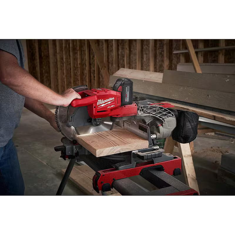 18V Lithium-Ion Brushless Cordless 10 in. Dual Bevel Sliding Compound Miter Saw Kit G682106