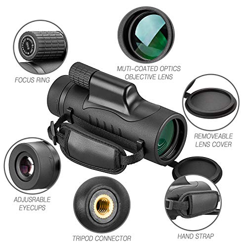 High Power 8x42 Compact Waterproof Monocular Telescope P9454