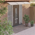 Black Polycarbonate Door Canopy O5690