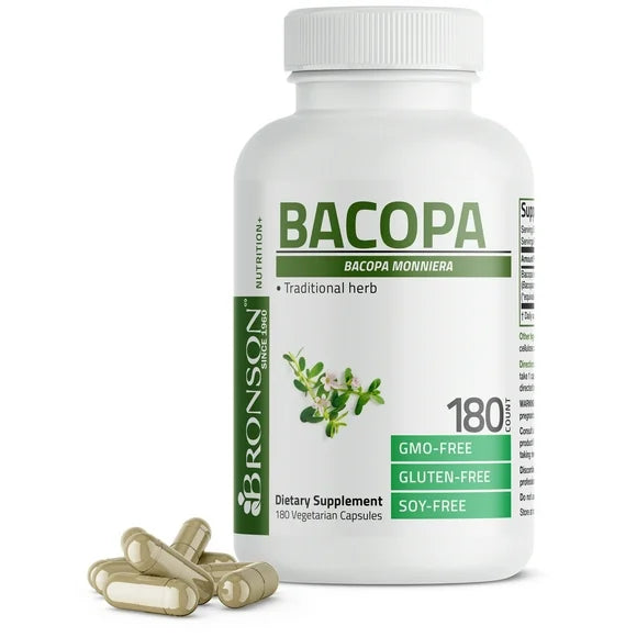 1200 mg Bacopa Vegetarian Capsules W4344