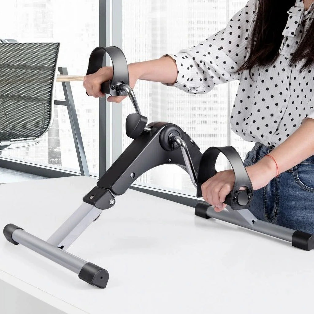 Folding Pedal Exercise Bike with Electronic Display B4324