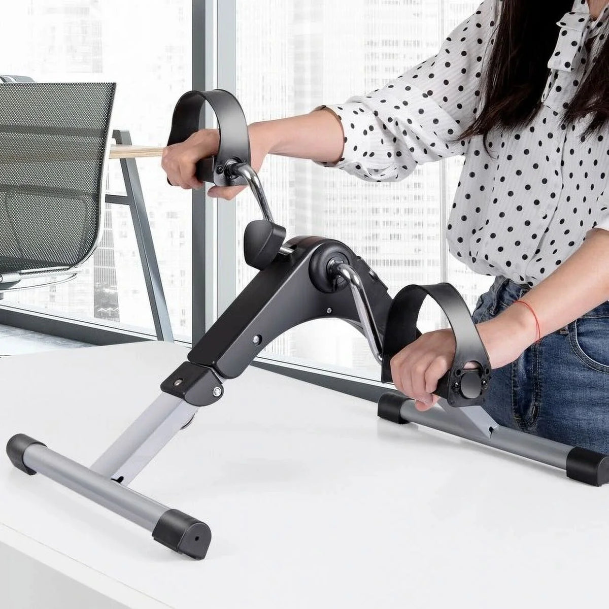 Folding Pedal Exercise Bike with Electronic Display B4324