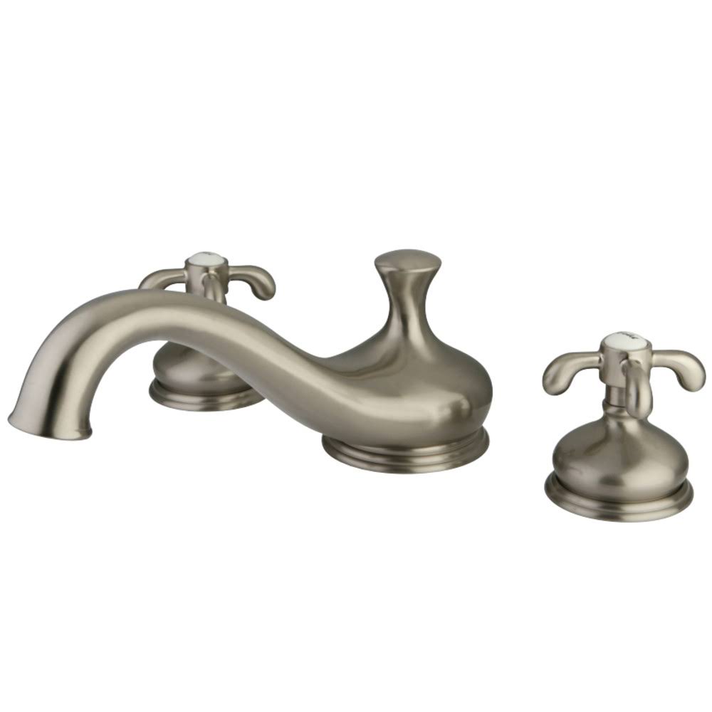 French Country Roman Tub Filler Satin Nickel V987253