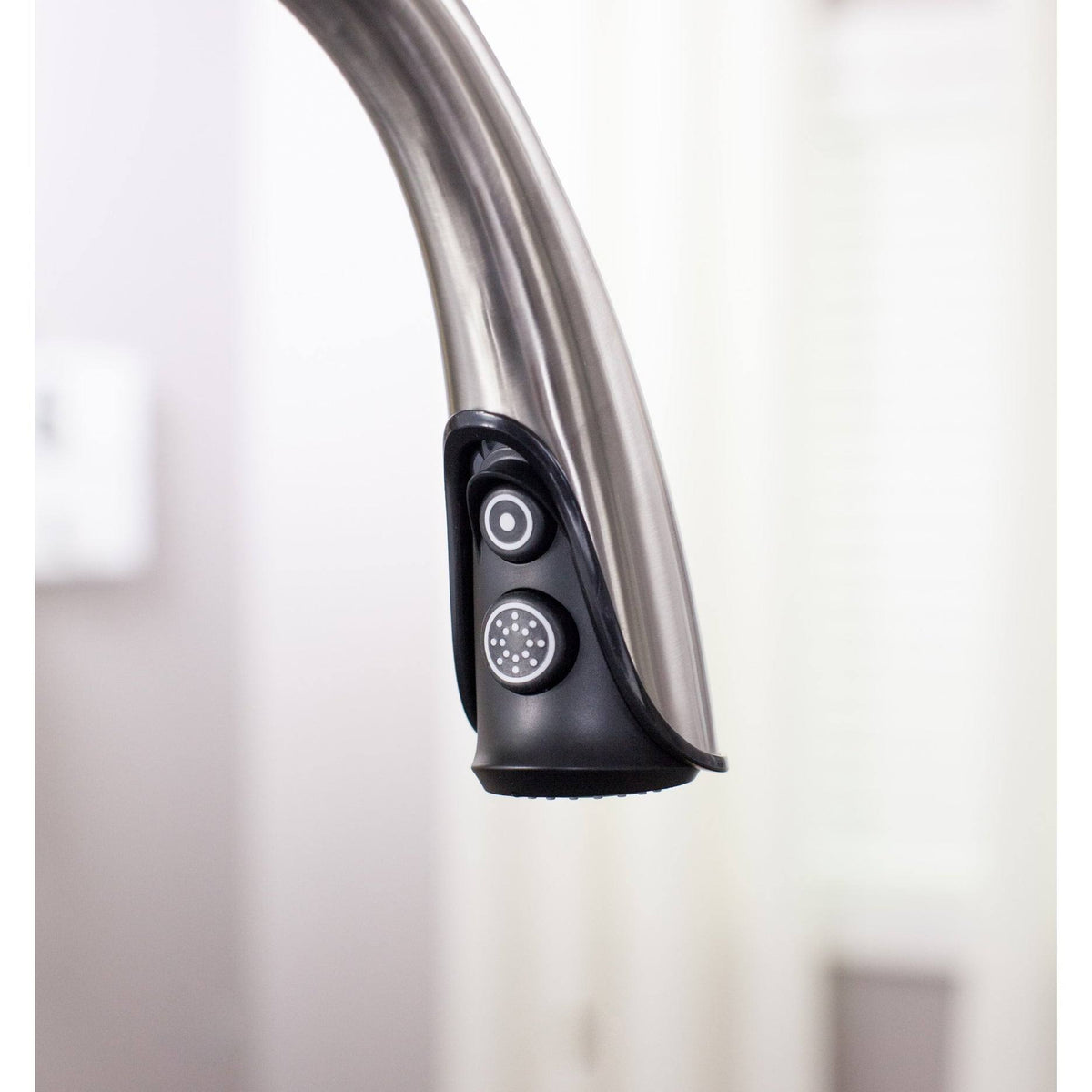 Black Pull-Down Kitchen Faucet W23243