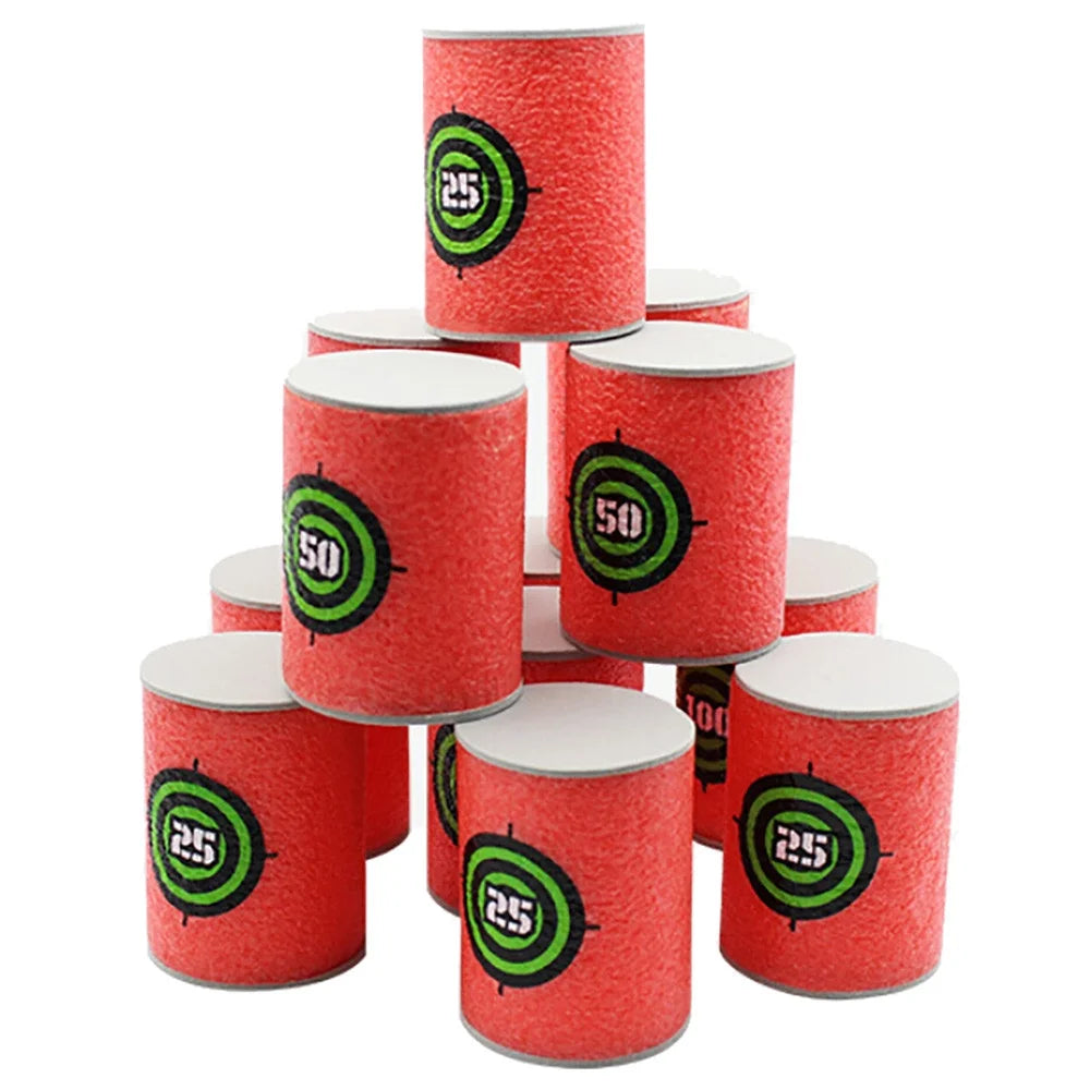 18x EVA Soft Bullet Target Dart Toy S8682
