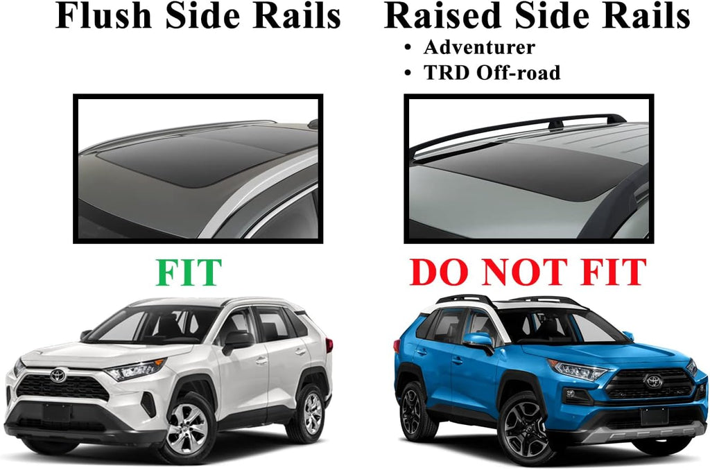 Roof Rack Crossbars for Toyota Rav4 Y44705