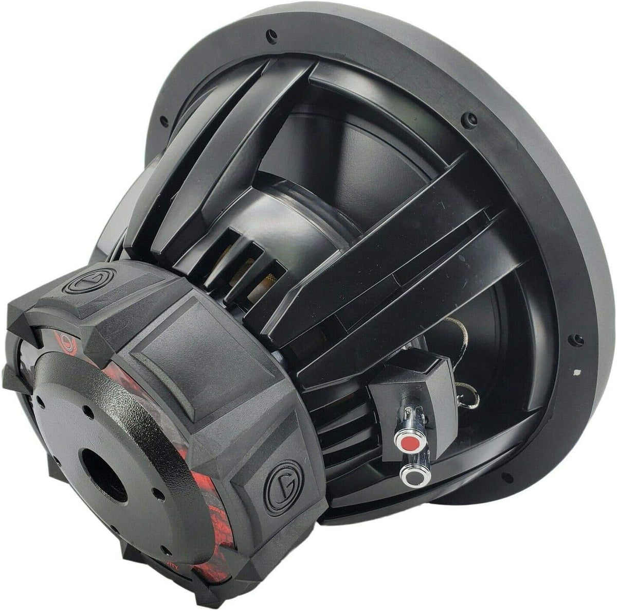Pair of 12 Inch 6000 Watt Car Audio Subwoofer 4 Ohm DVC (2 Woofers) B6655
