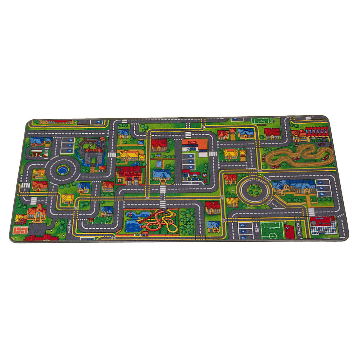Giant Road Map in Multicolor F455