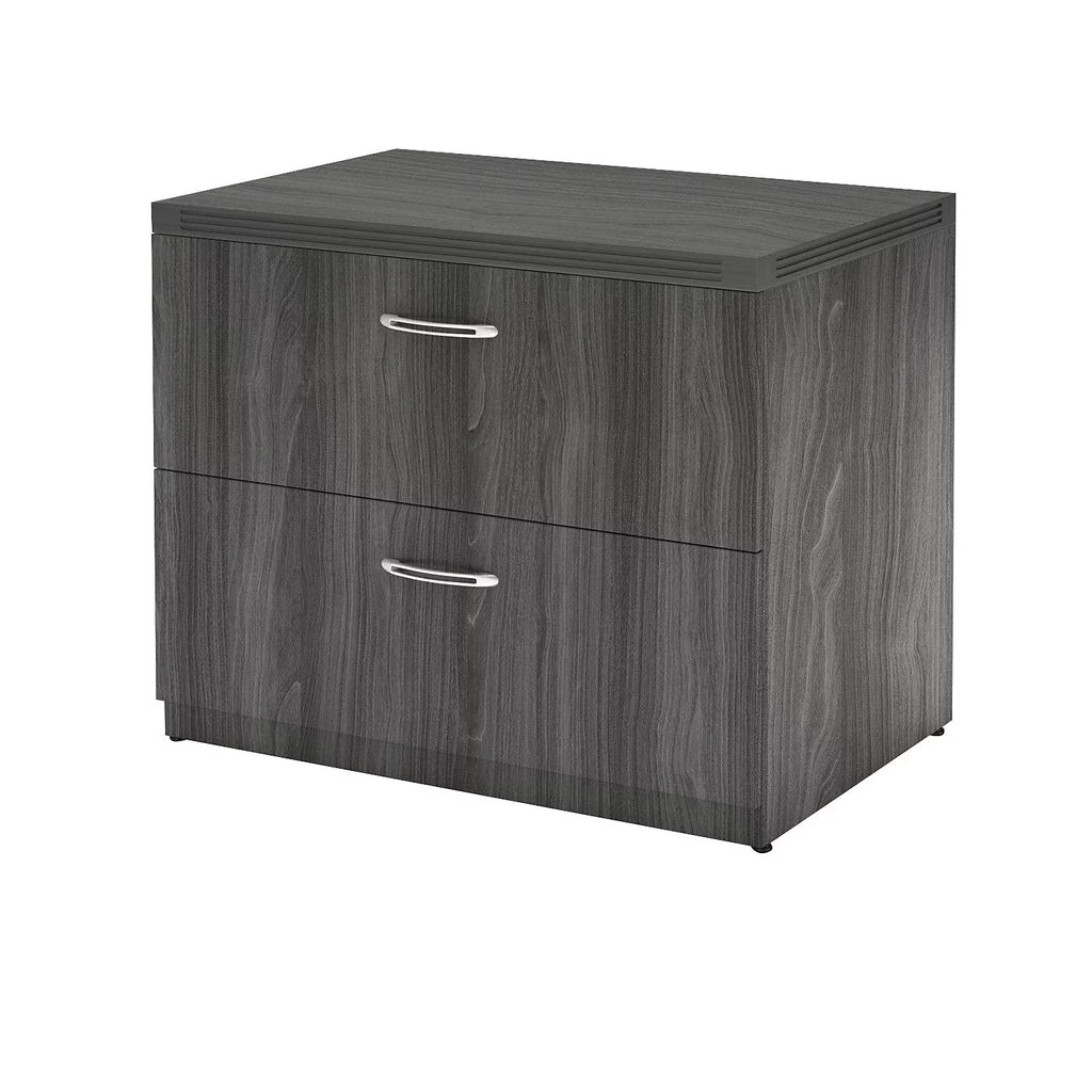 2 Drawer Gray Steel File Cabinet Q988815