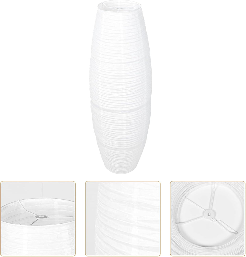 Paper Floor Lamp Shade with Bulb Cage Guard W450959