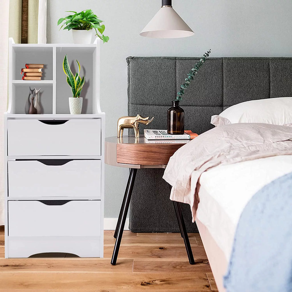 Modern 3 Drawer Nightstand M52661