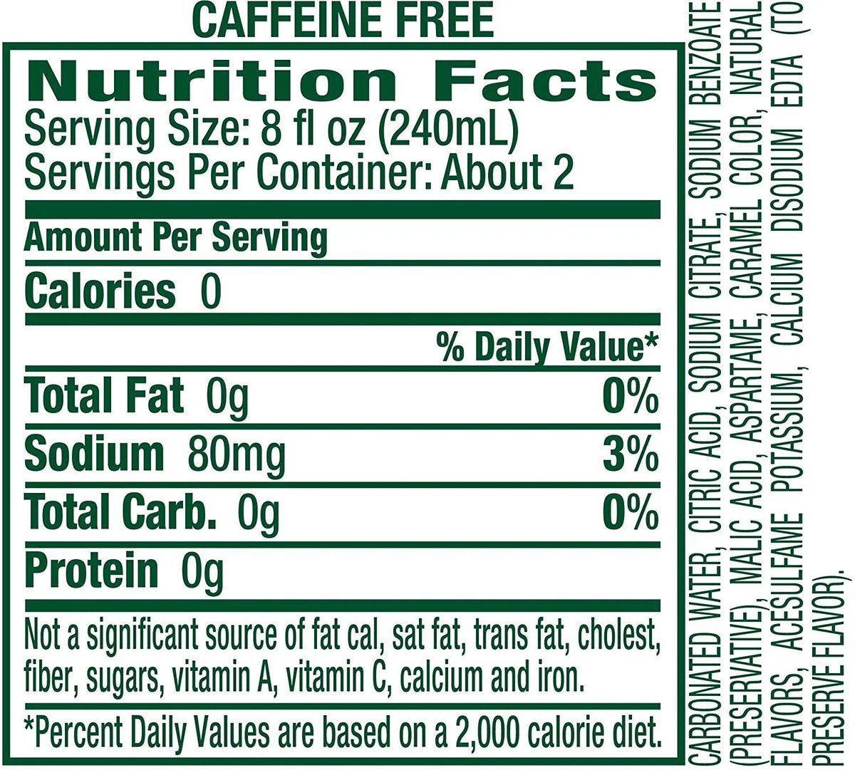 Diet Ginger Ale, 20oz Bottle (Pack of 8, Total of 160 Oz) U711