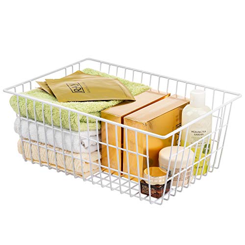 Wire Storage Baskets, Set of 2 White L723807