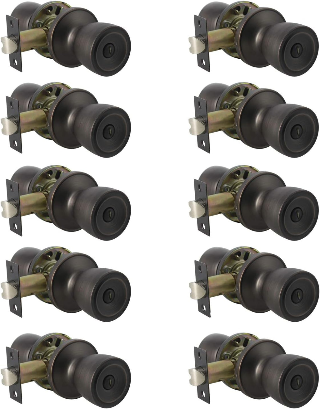 Oil Rubbed Bronze Door Levers Hardware Pack of 2 H257