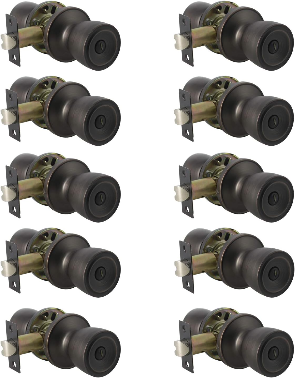 Oil Rubbed Bronze Door Levers Hardware Pack of 2 H257