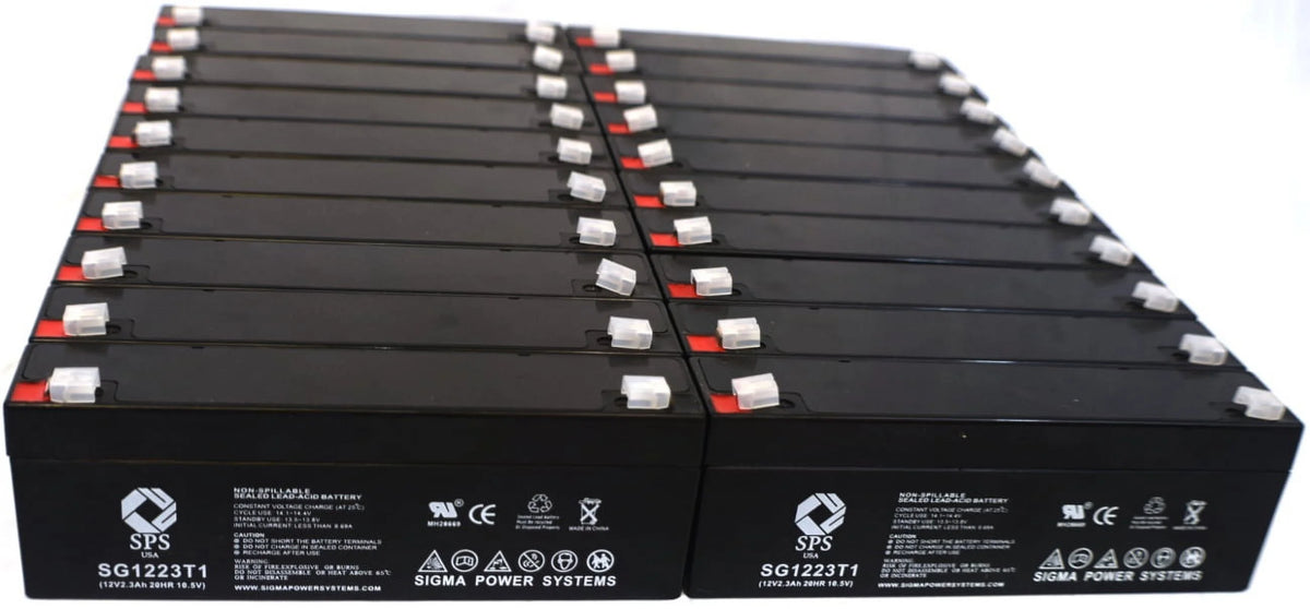 12V 2.3 Ah Replacement Battery 24 Pack J743