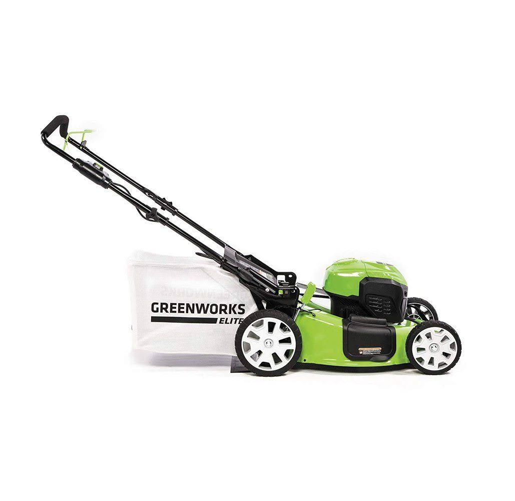 21-Inch 40V Brushless Push Mower with 6Ah Battery and Charger J733