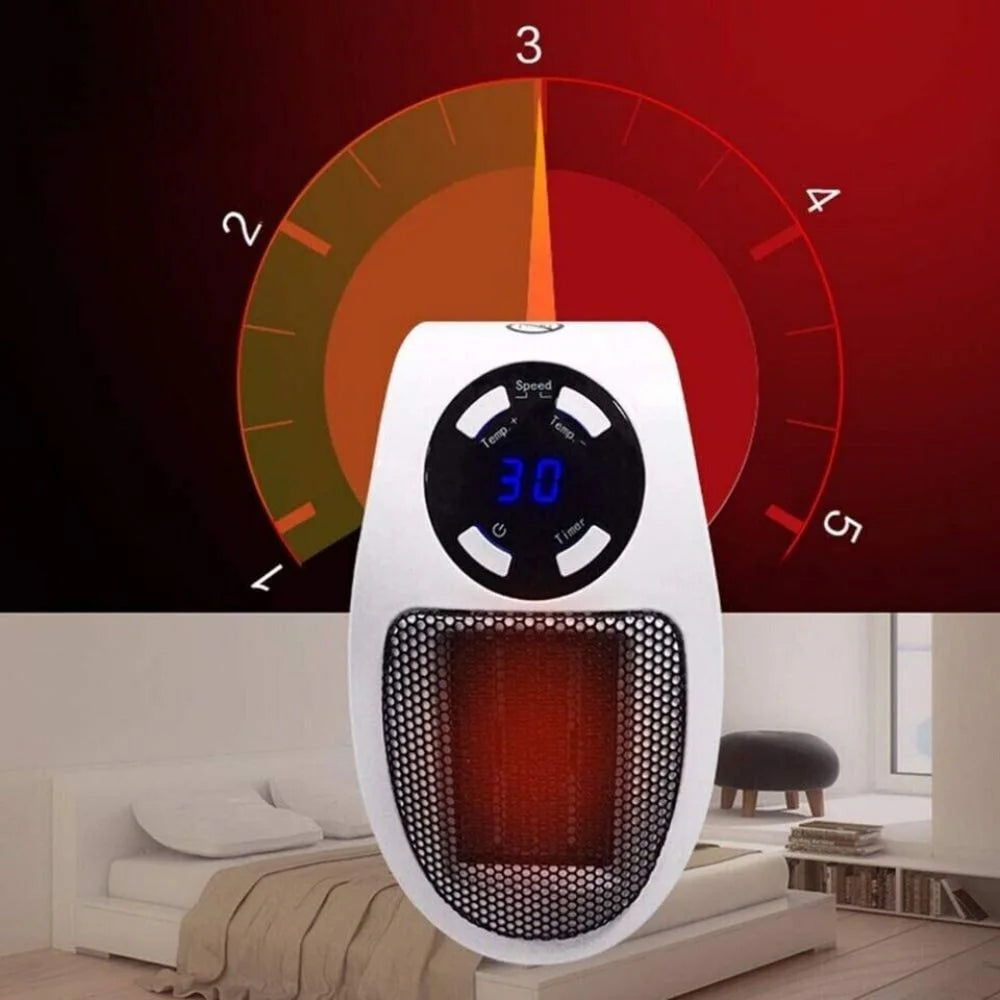 Plug in Wall Space Heater with Digital Timer S9053