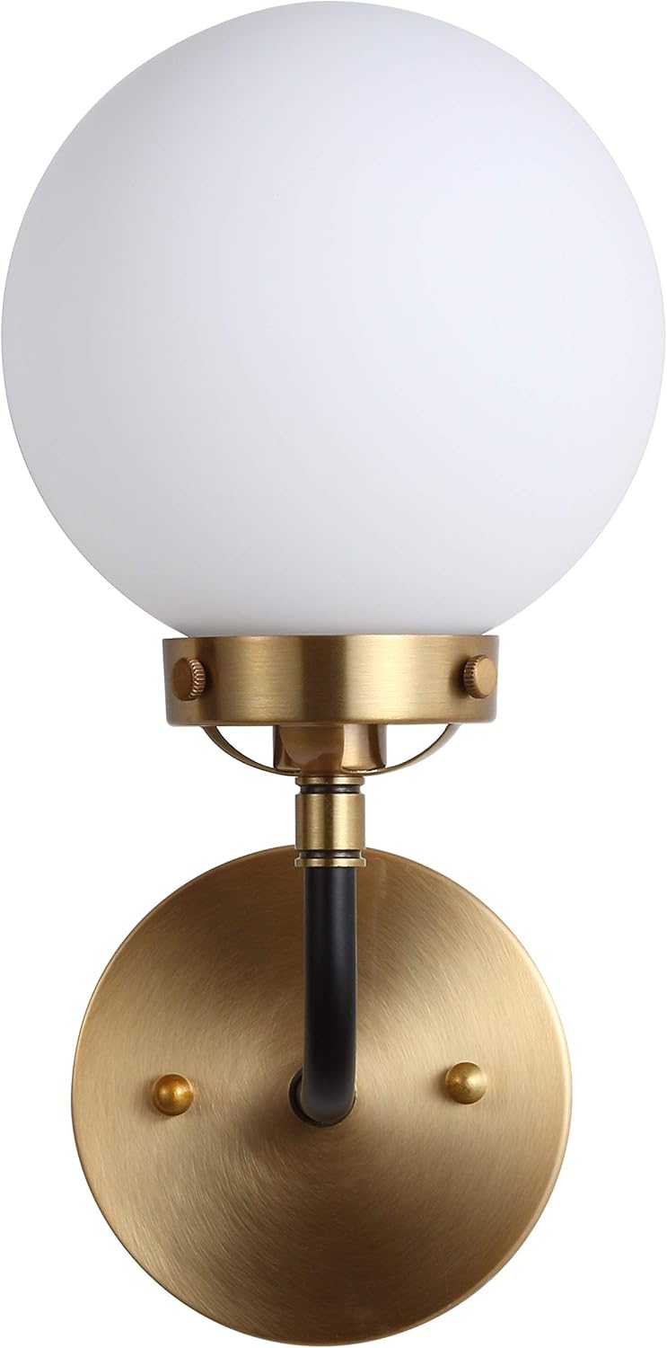 Brass Gold/Black 2-Light Sconce K26662