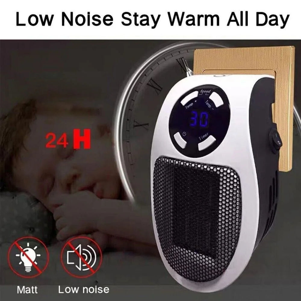 Plug in Wall Space Heater with Digital Timer S9053