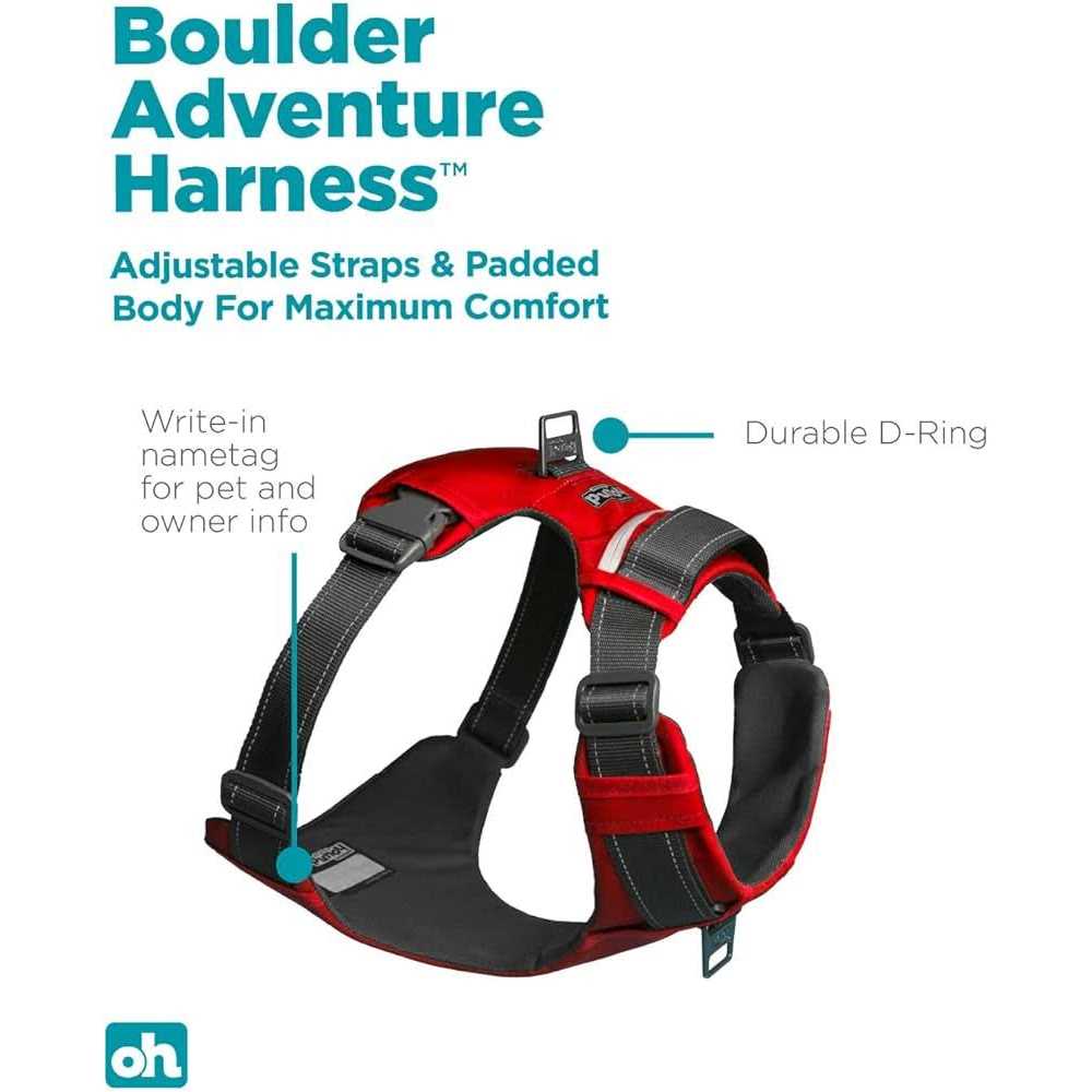 Adjustable Dog Harness with Pockets P2951