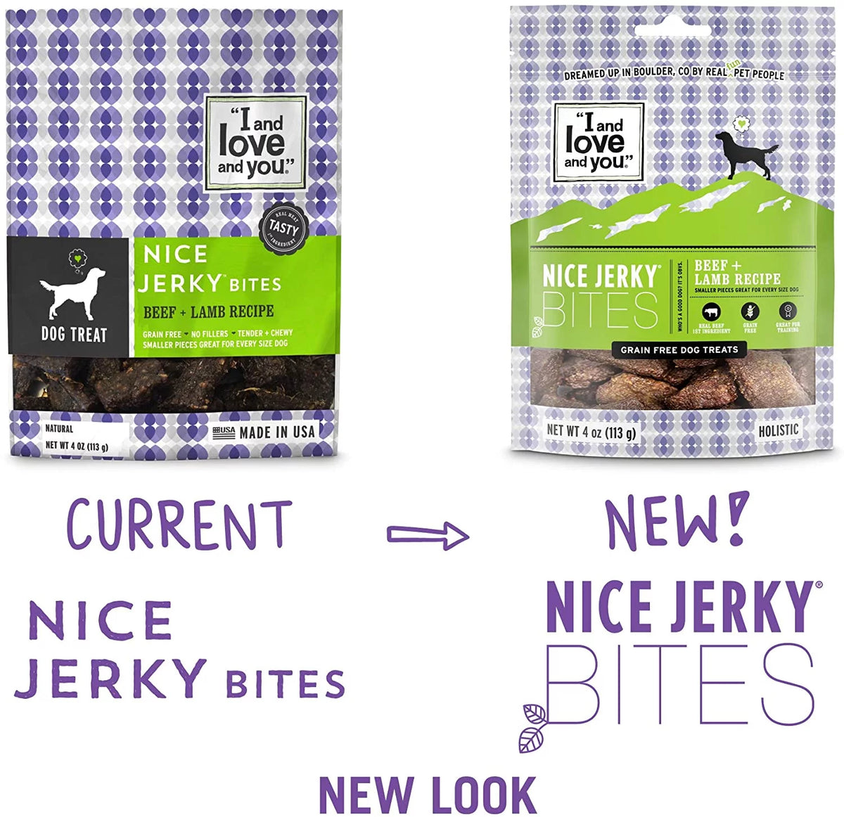 Beef Lamb Recipe Jerky Bites 4 oz Pack of 4 Y955