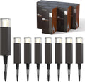 2W LED Pathway Lights Die-Cast Aluminum Warm White 8Pack R194