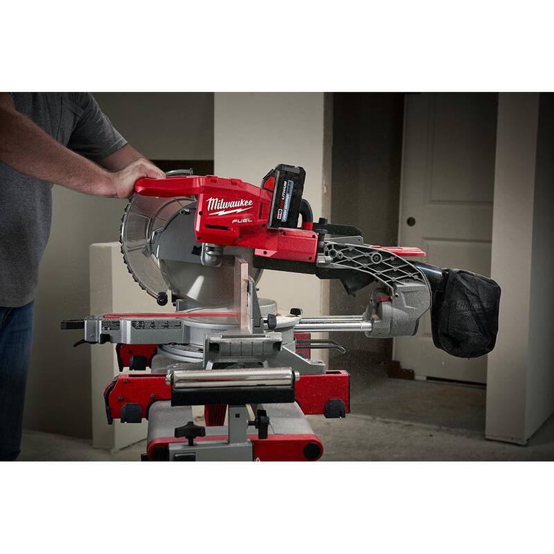 18V Lithium-Ion Brushless Cordless 10 in. Dual Bevel Sliding Compound Miter Saw Kit G682106