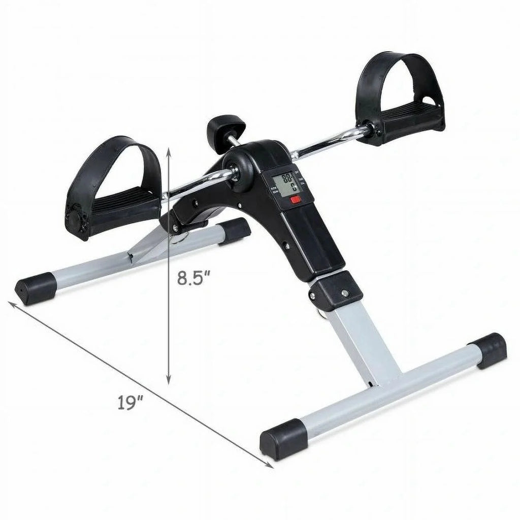 Folding Pedal Exercise Bike with Electronic Display B4324