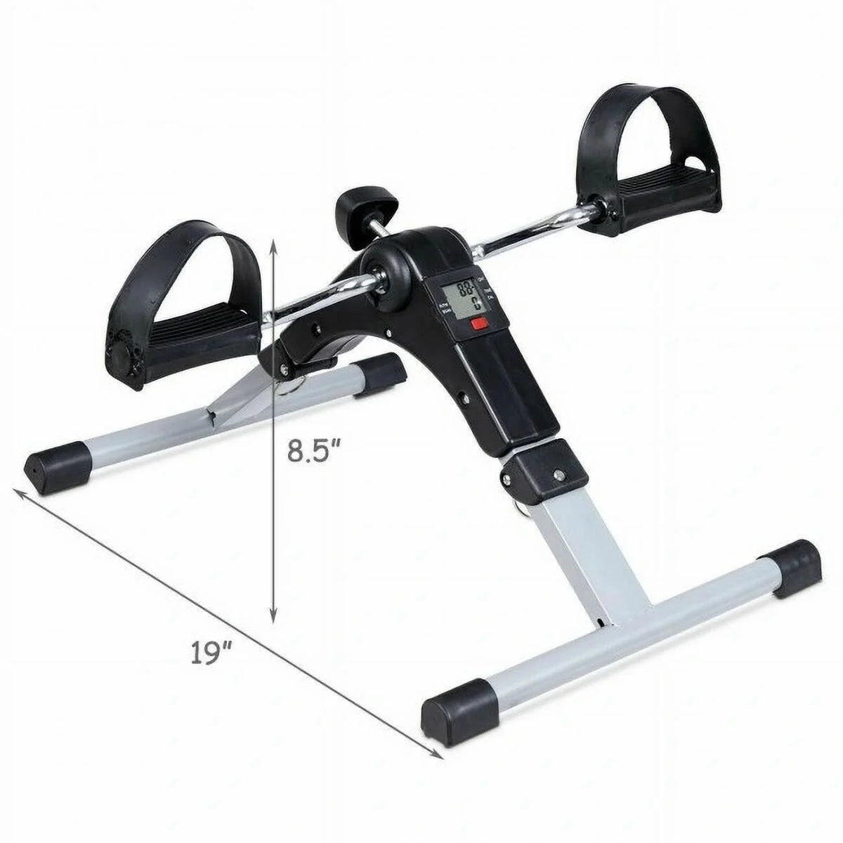 Folding Pedal Exercise Bike with Electronic Display B4324