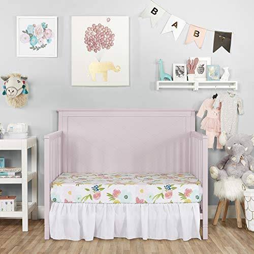 Blush Pink 5 in 1 Convertible Crib J572