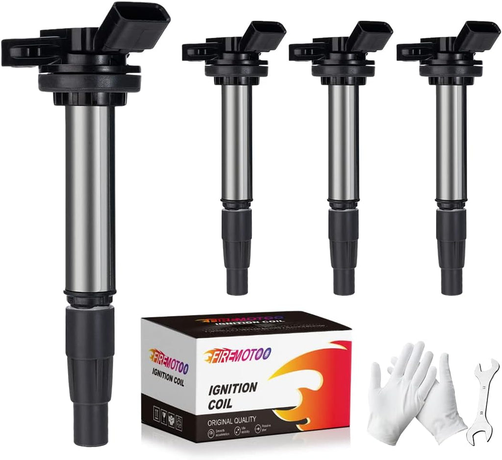 Pack of 4 Ignition Coil Pack Compatible with Corolla 1.8L 2.4L L4 C296