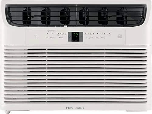 5,000 BTU Window-Mounted Air Conditioner with Remote Control, White Y658028